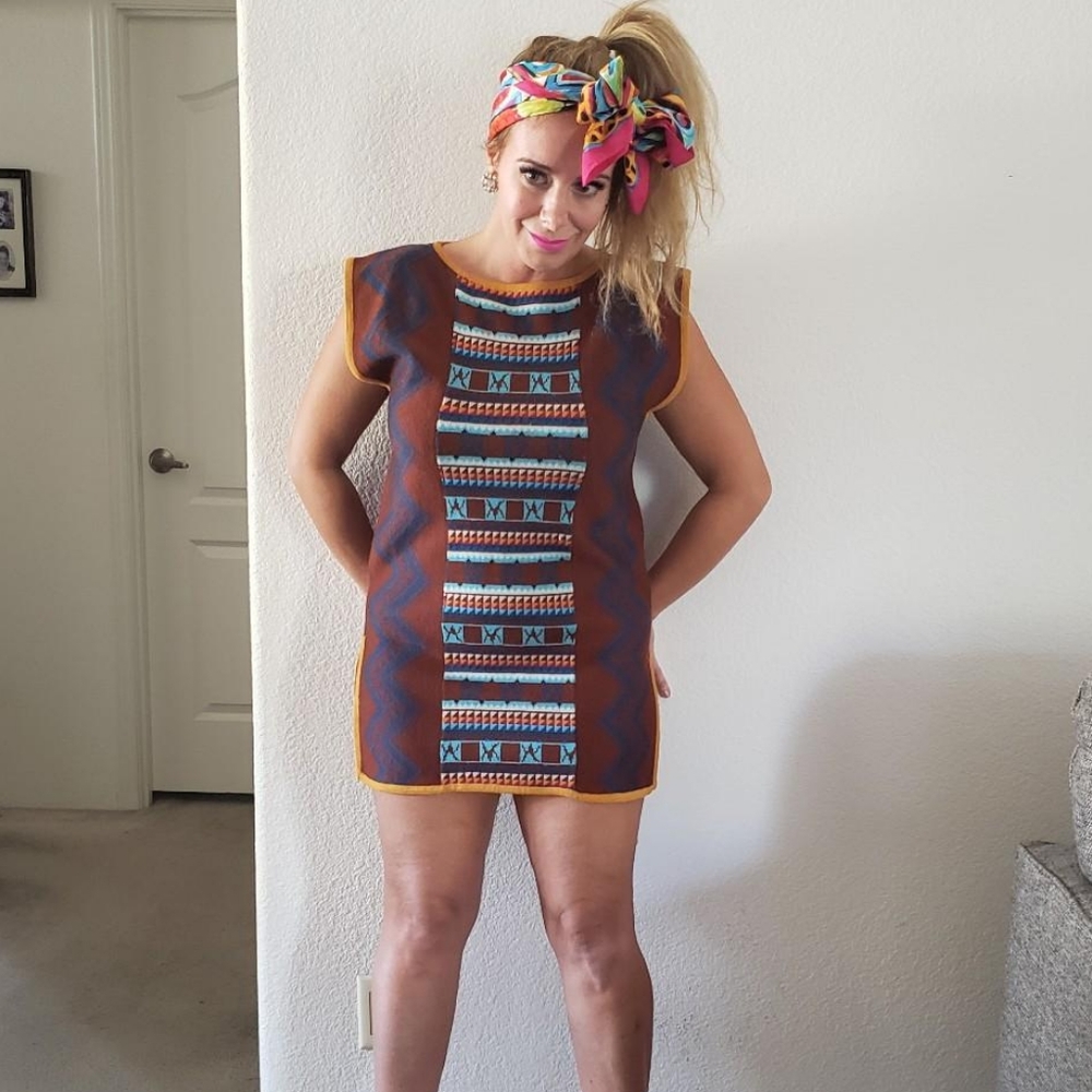 Vintage Sweater Mini Dress